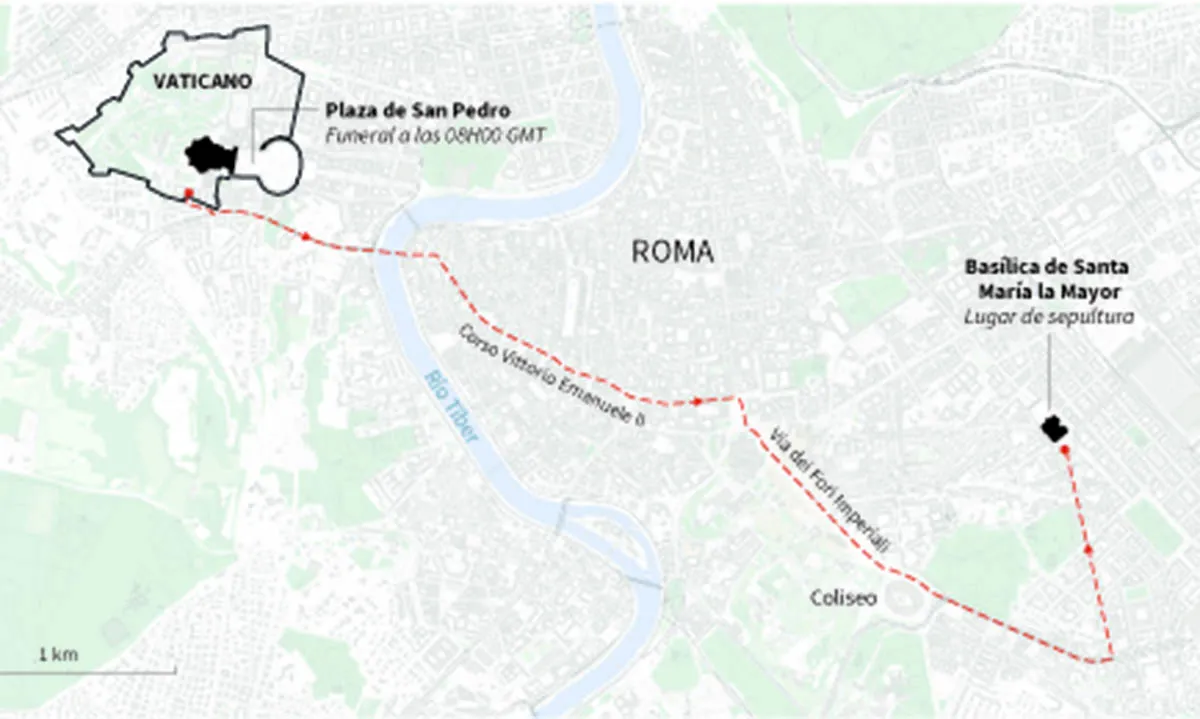 Así será el último viaje del Papa Francisco por la Ciudad Eterna