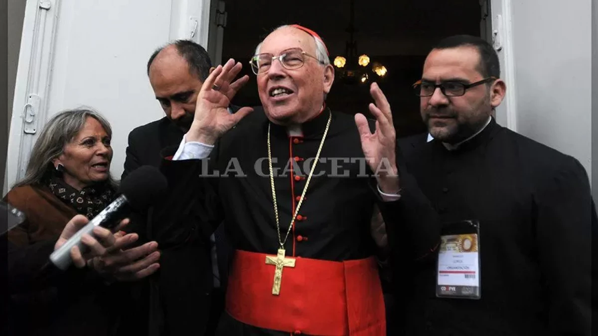 ENVIADO DEL PAPA. Giovanni Battista Re fue la mano derecha de Francisco. LA GACETA / FOTO DE ANALÍA JARAMILLO