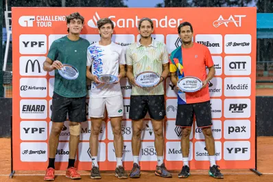 Machi Zeitune no pudo en el dobles; mañana habrá campeón argentino en singles