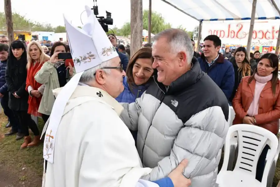 Jaldo participó en Trancas de la misa en honor a San Francisco Solano