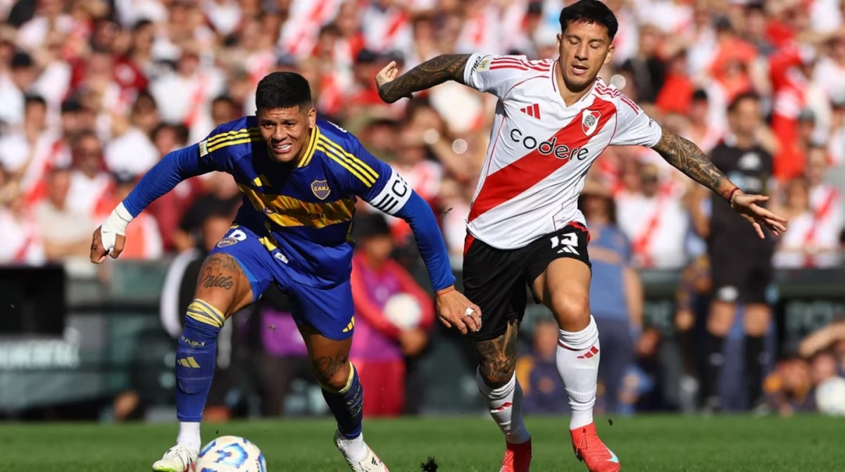 GENERÓ ENOJO. La frase de Marcos Rojo tras la derrota ante River en el Superclásico. (Foto: REUTERS/Agustin Marcarian)