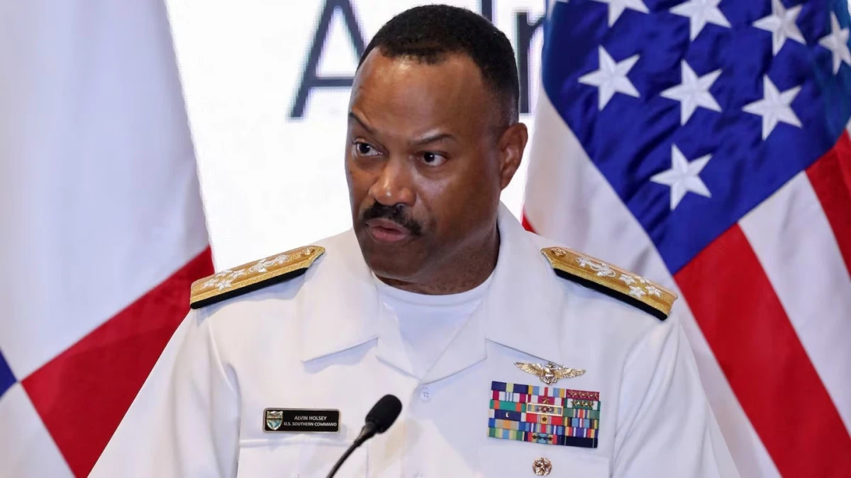 Alvin Holsey, jefe del Comando Sur de Estados Unidos. FOTO X