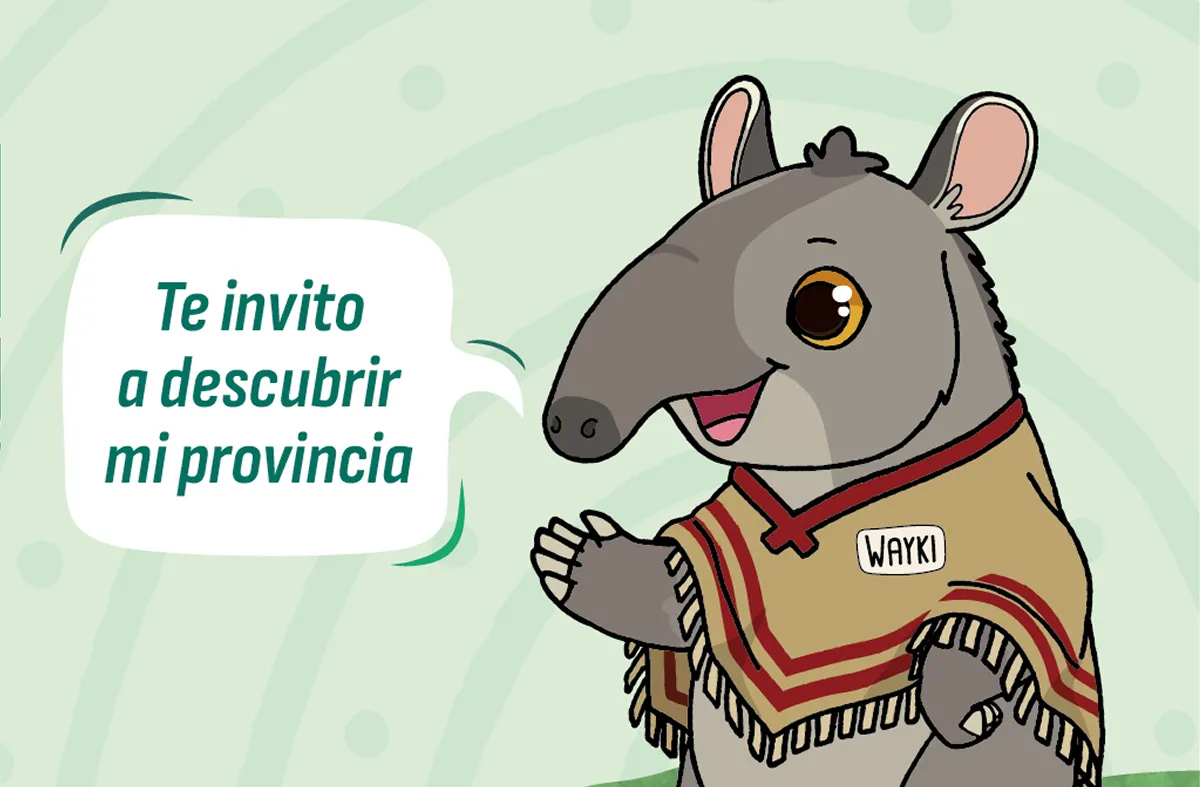 Wayki, el tapir que busca ser el mejor amigo de la provincia.