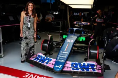 Antes que Colapinto, Gaby Sabatini estuvo en Alpine