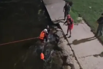 Un ladrón se tiró al río y nadó dos kilómetros para que no lo atrapara la Policía