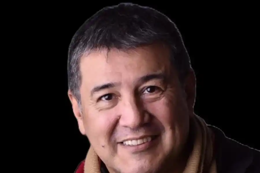 Los hermanos Claudio y Coqui Sosa con Bergoglio