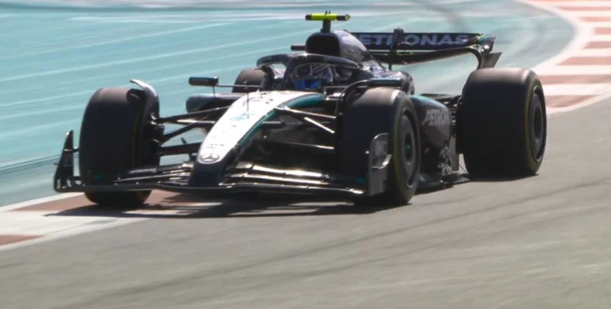 El piloto más joven de la Fórmula 1 largará primero el Gran Premio de Miami: el italiano Antonelli de 18 años sorprendió