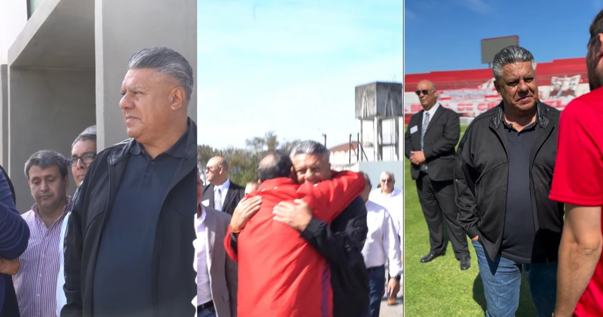 “Chiqui” Tapia visitó La Ciudadela y dejó un mensaje para los hinchas de San Martín