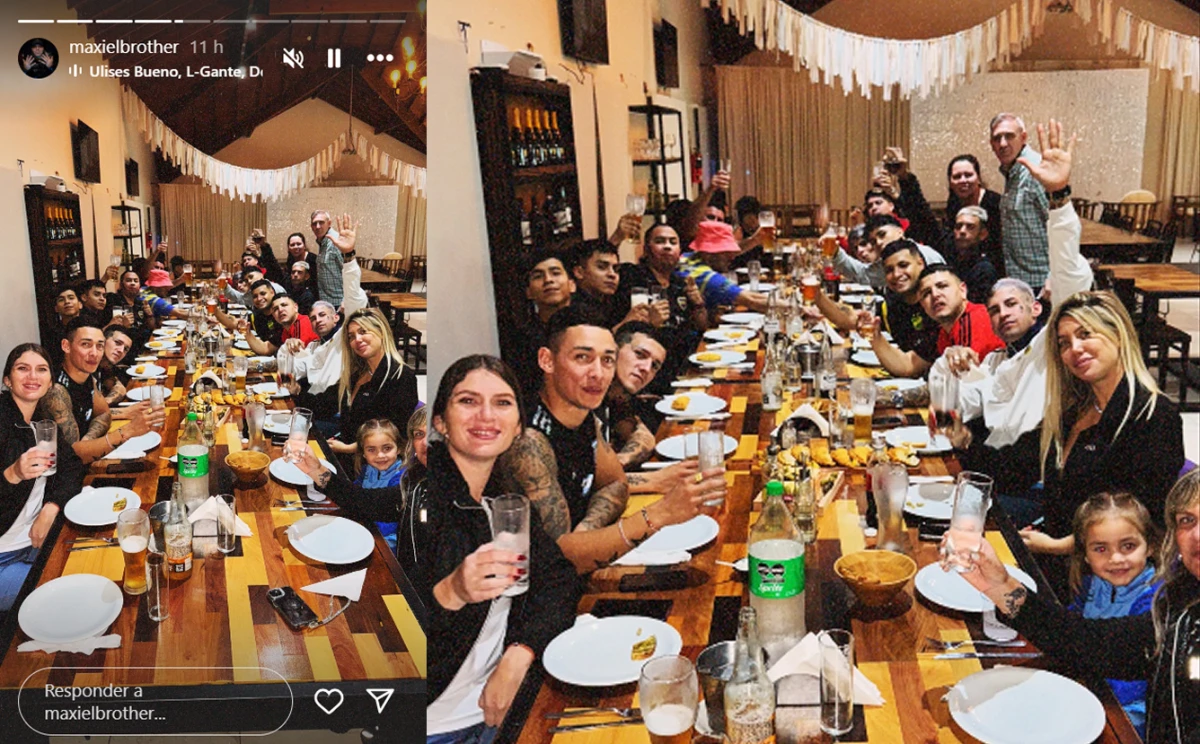 El Día del Trabajador, Wanda y L-Gante lo pasaron con el productor que tienen en común.