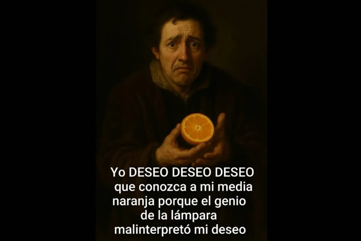 Así de sencillo es crear el meme del genio de la lámpara.