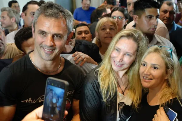 Karina Milei, en una visita a Chaco.