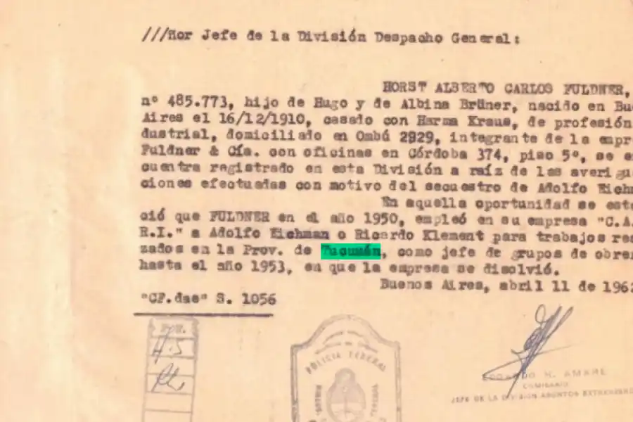 Nazis en Argentina: qué dicen los nuevos documentos desclasificados sobre la presencia de Eichmann en Tucumán