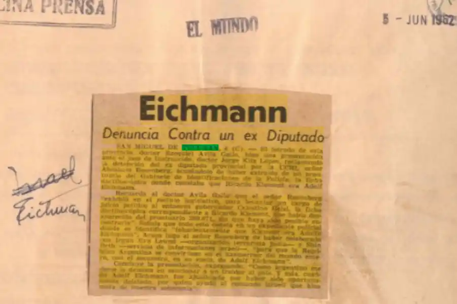 Nazis en Argentina: qué dicen los nuevos documentos desclasificados sobre la presencia de Eichmann en Tucumán