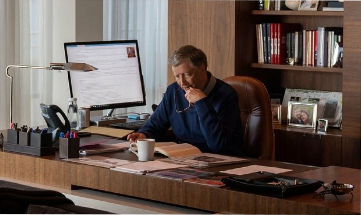 Los hábitos de fin de semana de Bill Gates y otros personajes exitosos. 