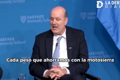 En Harvard, Sturzenegger habló sobre el concepto “motosierra” y el ajuste laboral