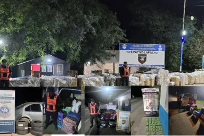 “Operativo Lapacho”: un fin de semana con secuestros de coca, cubiertas y mercadería ilegal en controles fronterizos
