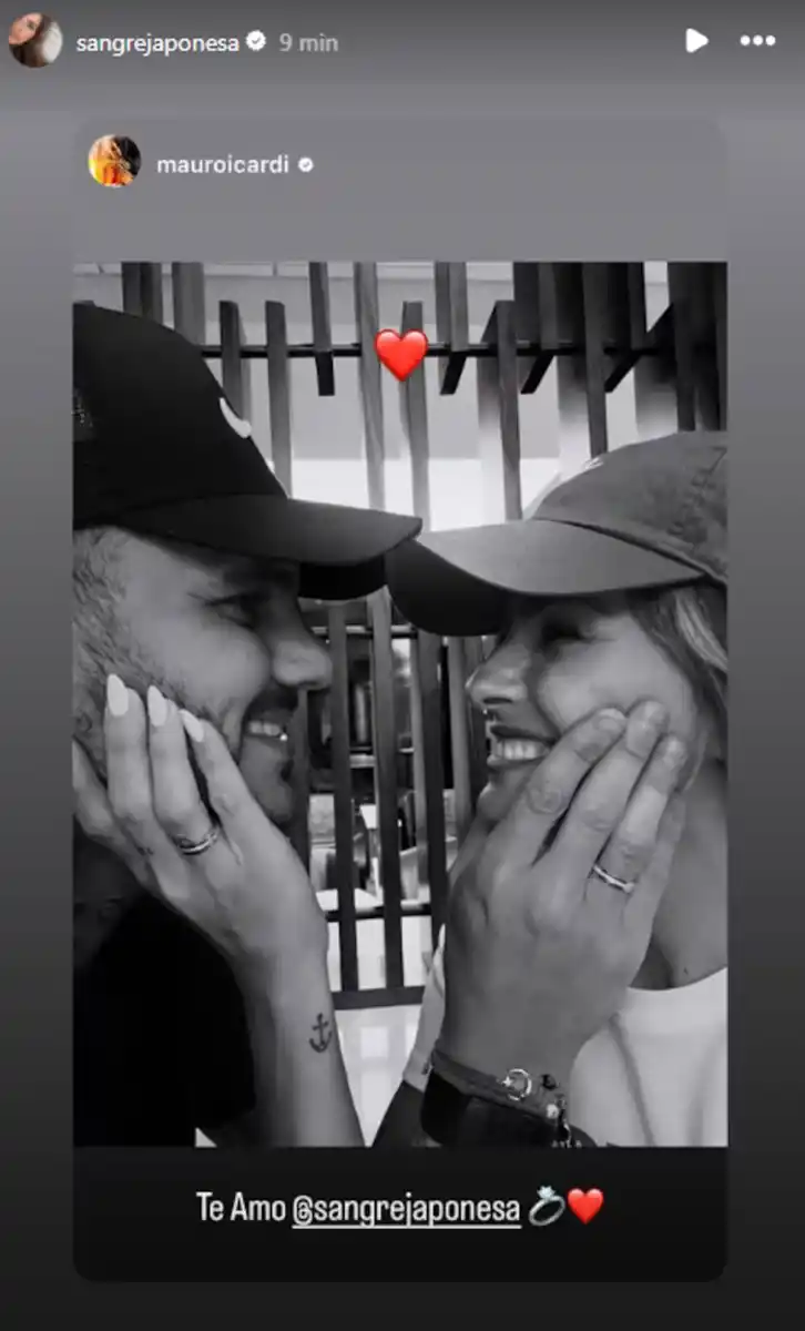 La foto que confirmaría el compromiso de la China Suárez con Mauro Icardi