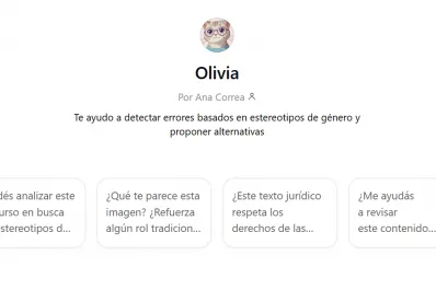 Así funciona OlivIA, el chatbot argentino que detecta estereotipos de género