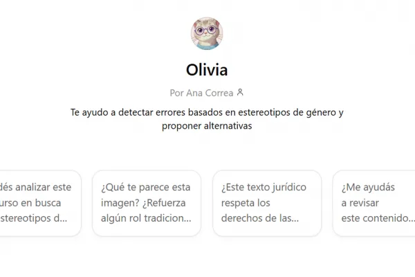 Así funciona OlivIA, el chatbot argentino que detecta estereotipos de género
