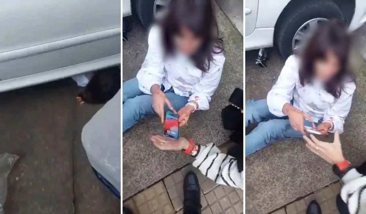 Se olvidó de poner el freno de mano y la atropelló su propio auto