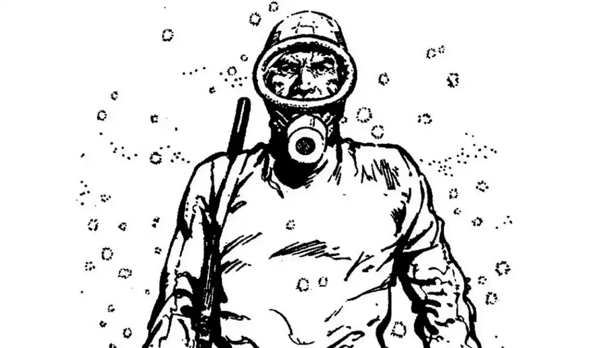 El protagonista de El Eternauta, escrita por Héctor Germán Oesterheld e ilustrada por Francisco Solano López.