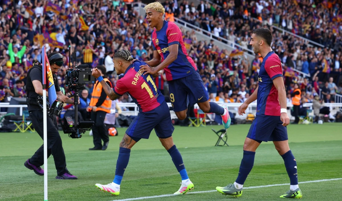 UN CLÁSICO ESTA TEMPORADA. Barcelona volvió a festejar (por cuarta vez consecutiva) contra Real Madrid.