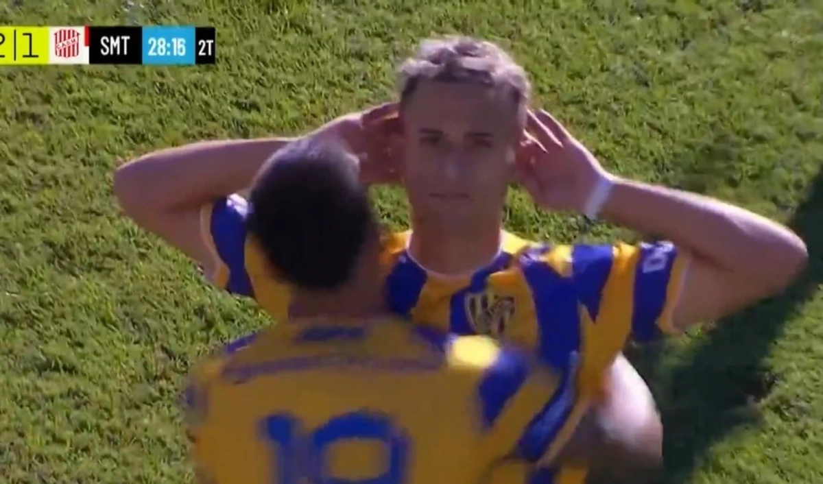 Video: el blooper de Abregú que terminó en un golazo de Atlanta frente a San Martín