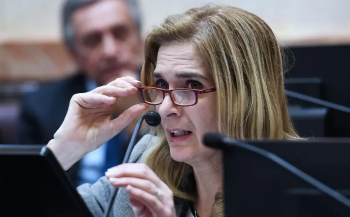 La legisladora Silvia Elías de Pérez