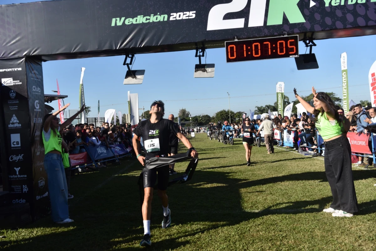 PRIMERO. Ezequiel “Chava” Chavarría brilló en los 21K de Yerba Buena.