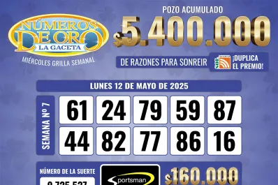 Los Números de Oro de LA GACETA del 12 de mayo de 2024