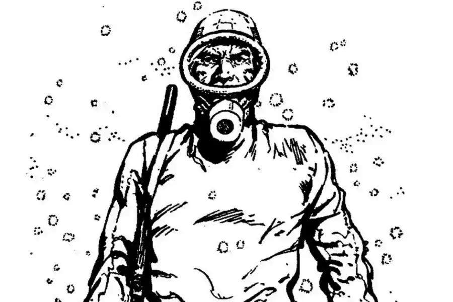 El protagonista de El Eternauta, escrita por Héctor Germán Oesterheld e ilustrada por Francisco Solano López.