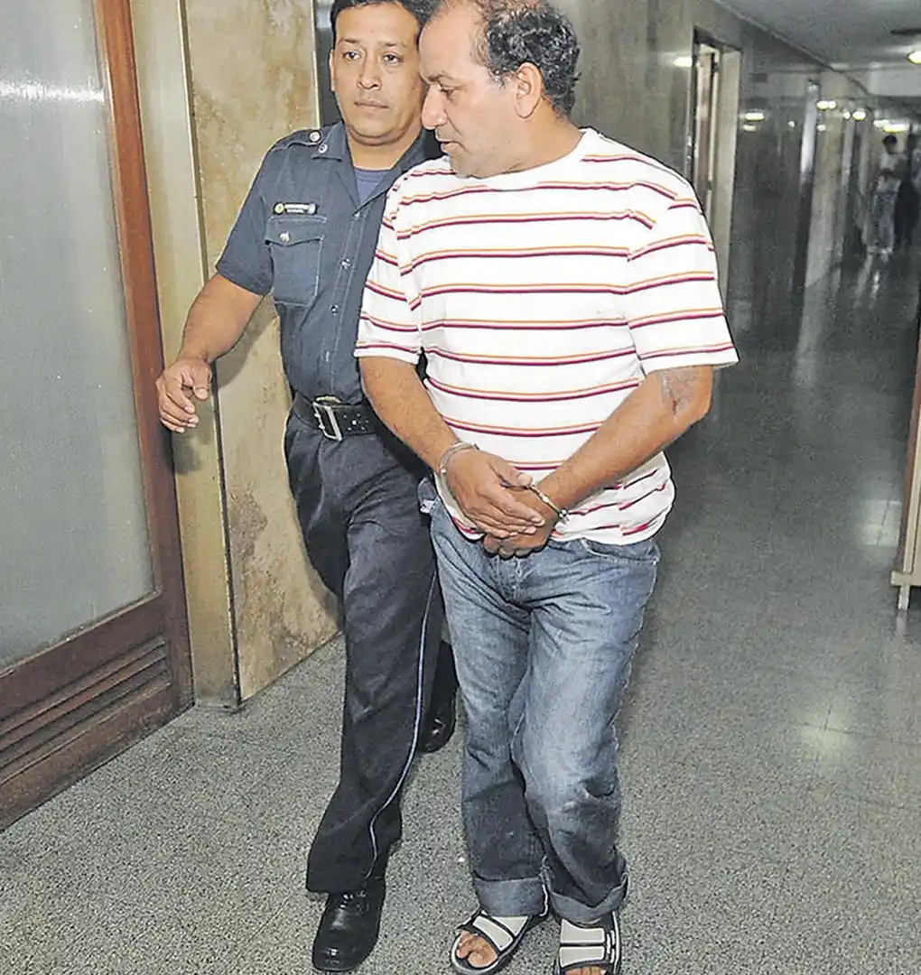 SOSPECHOSO. El “Rengo Ordóñez” Tévez, cuando fue detenido.