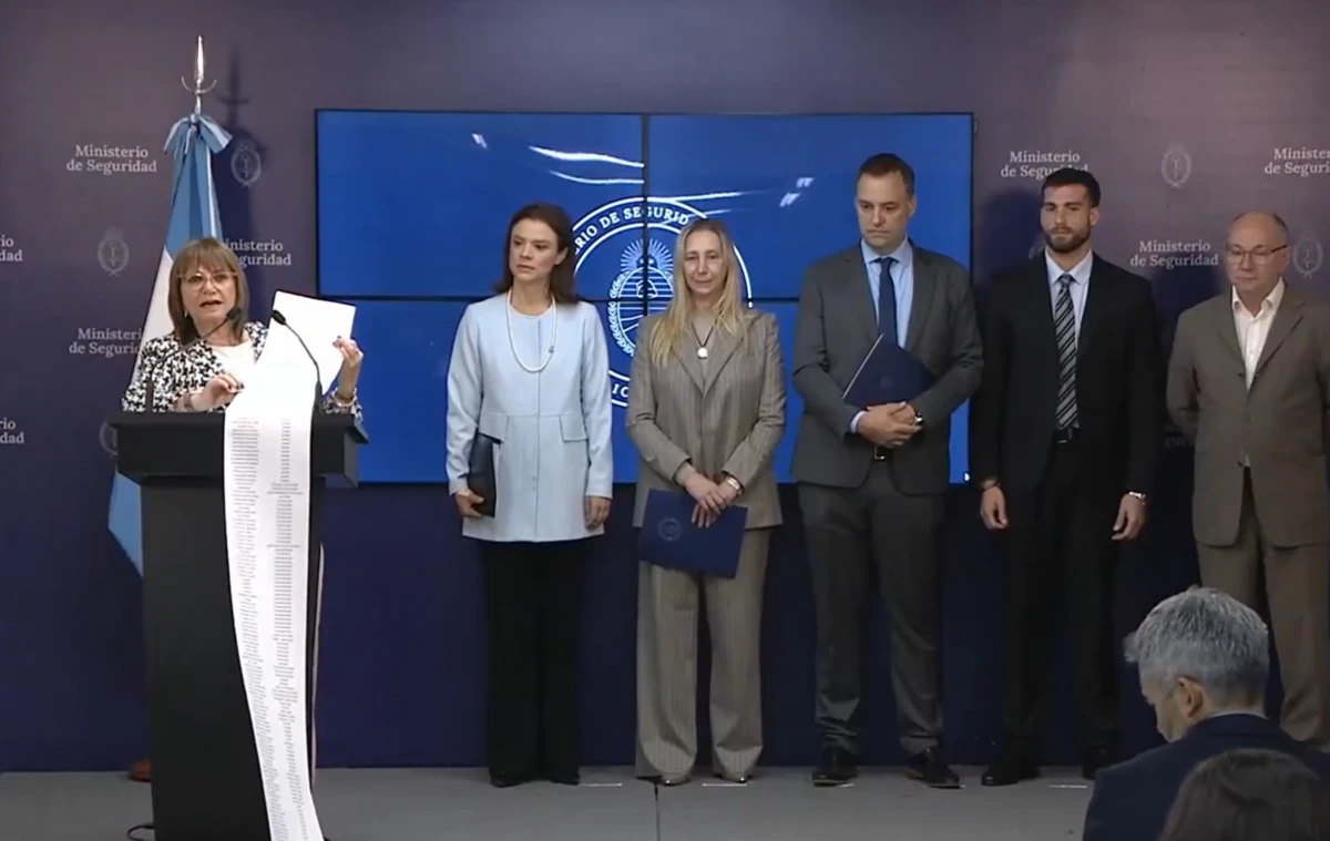 Conferencia de Patricia Bullrich. CAPTURA DE VIDEO