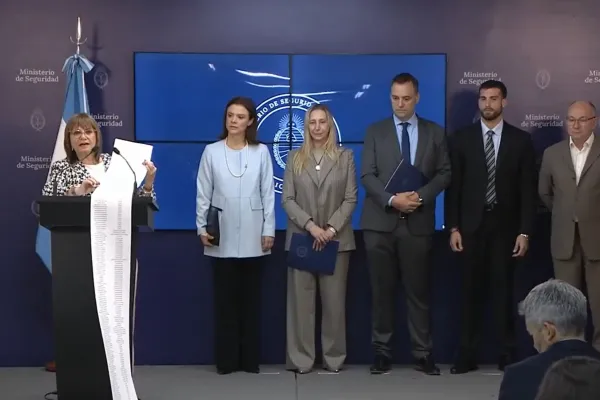 Conferencia de Patricia Bullrich. CAPTURA DE VIDEO