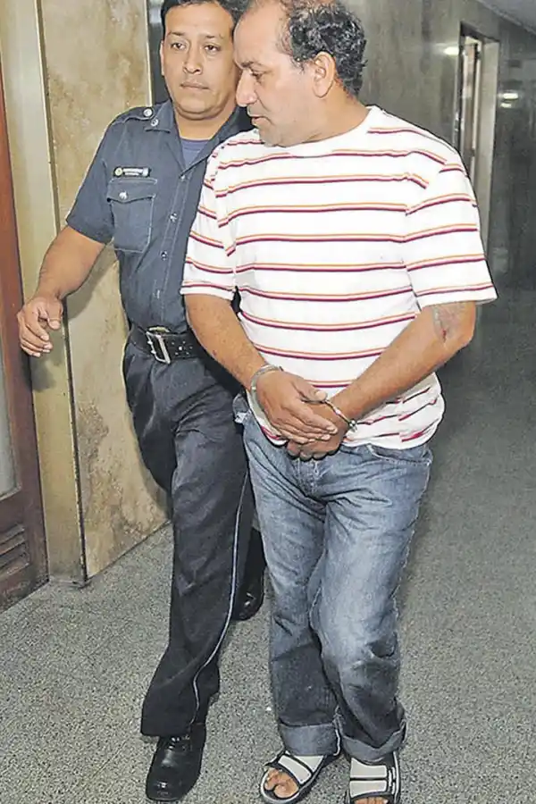 SOSPECHOSO. El “Rengo Ordóñez” Tévez, cuando fue detenido.