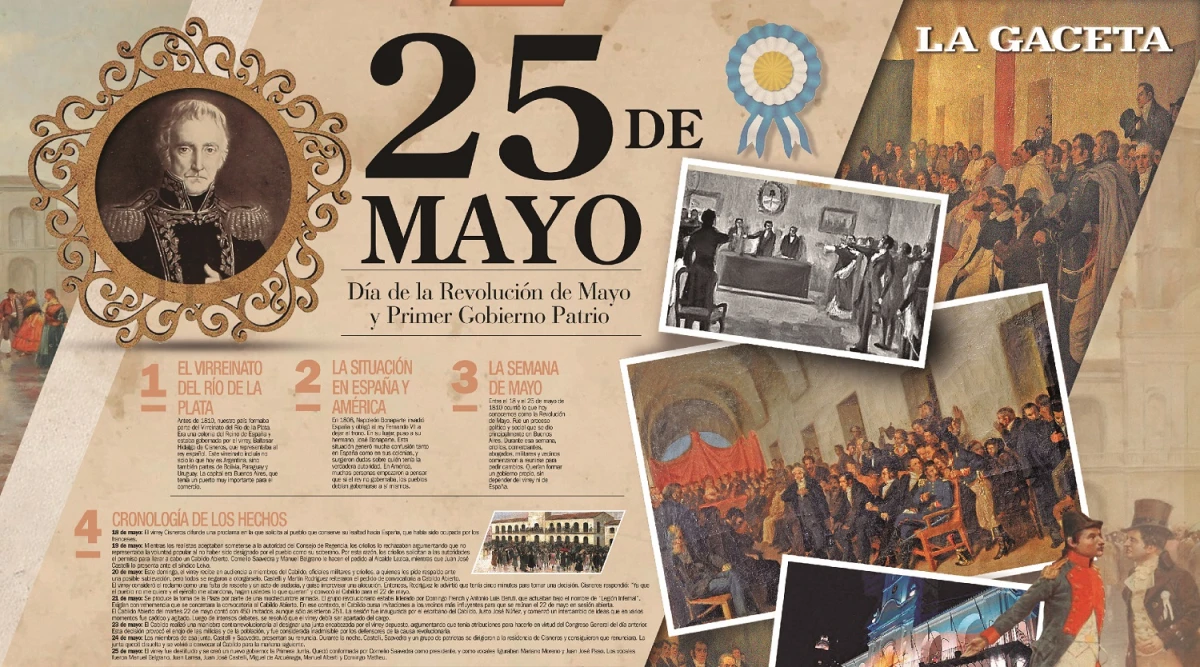 No te pierdas una lámina especial para aprender en familia sobre el 25 de Mayo