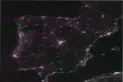 Cómo se vio el masivo apagón de Europa desde los satélites de la NASA