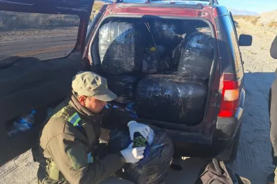 Catamarca: decomisan 350 kilos de hojas de coca durante un control vehicular en La Puntilla