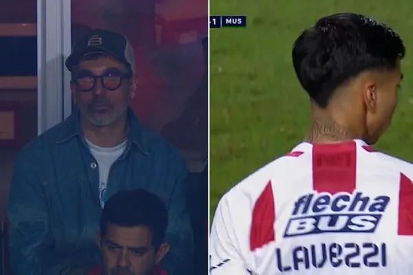 La emoción de Pocho Lavezzi por el debut de su hijo Tomás con la camiseta de Unión