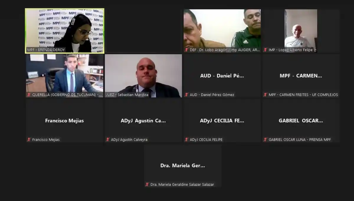 EN AUDIENCIA. La sentencia fue dictada mediante un juicio abreviado celebrado por el Poder Judicial de Tucumán.