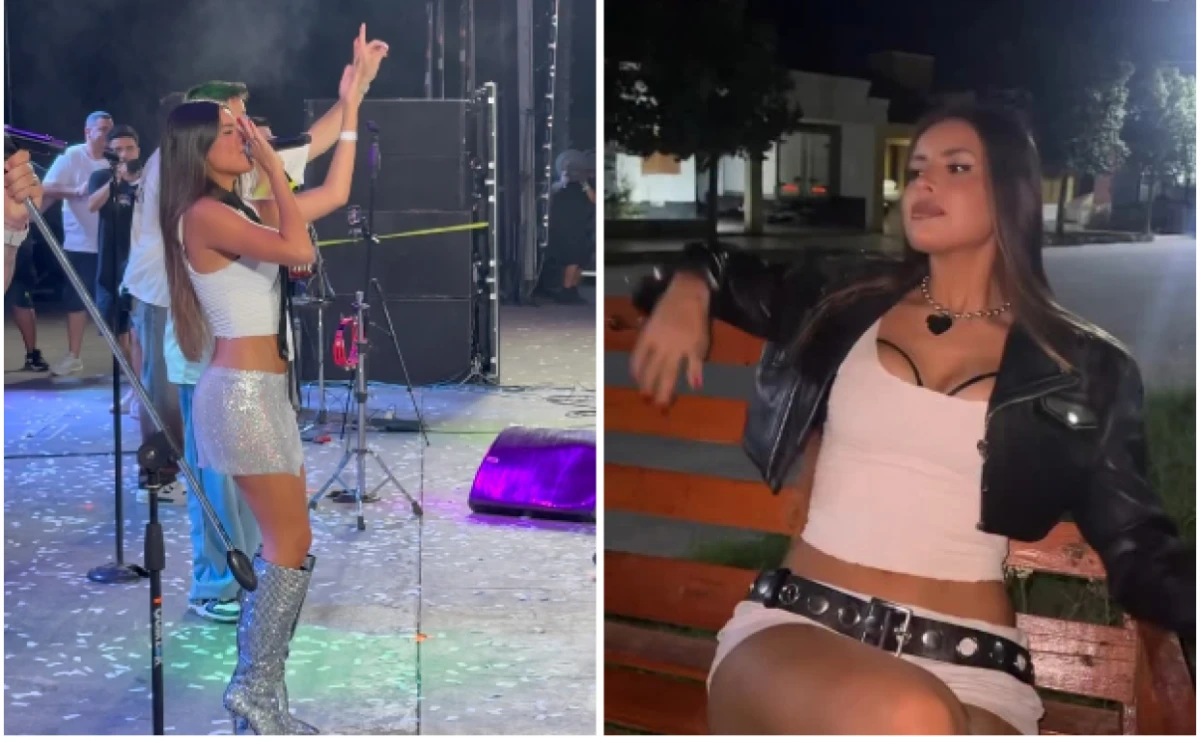 Publicaciones de Valentina Olguín en su cuenta de Instagram