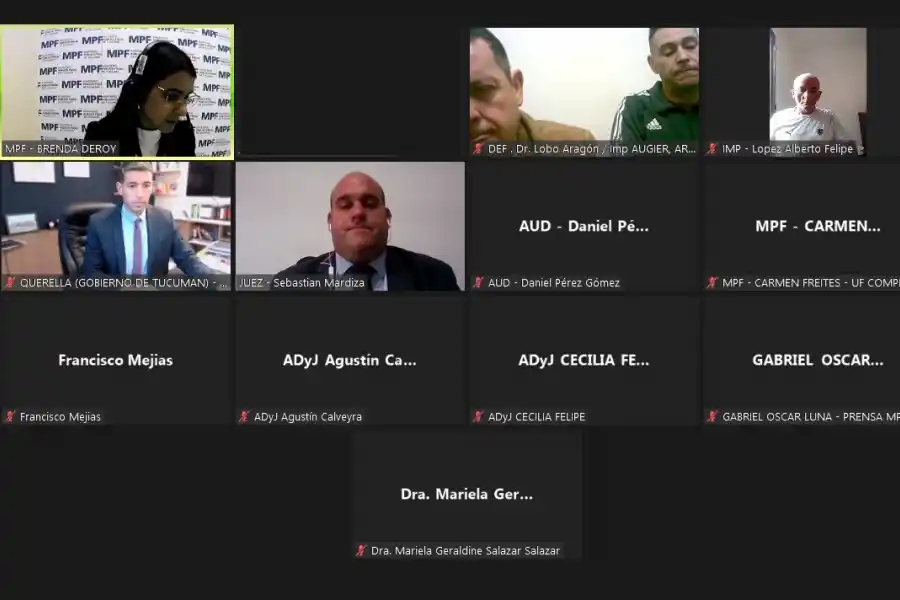 EN AUDIENCIA. La sentencia fue dictada mediante un juicio abreviado celebrado por el Poder Judicial de Tucumán.