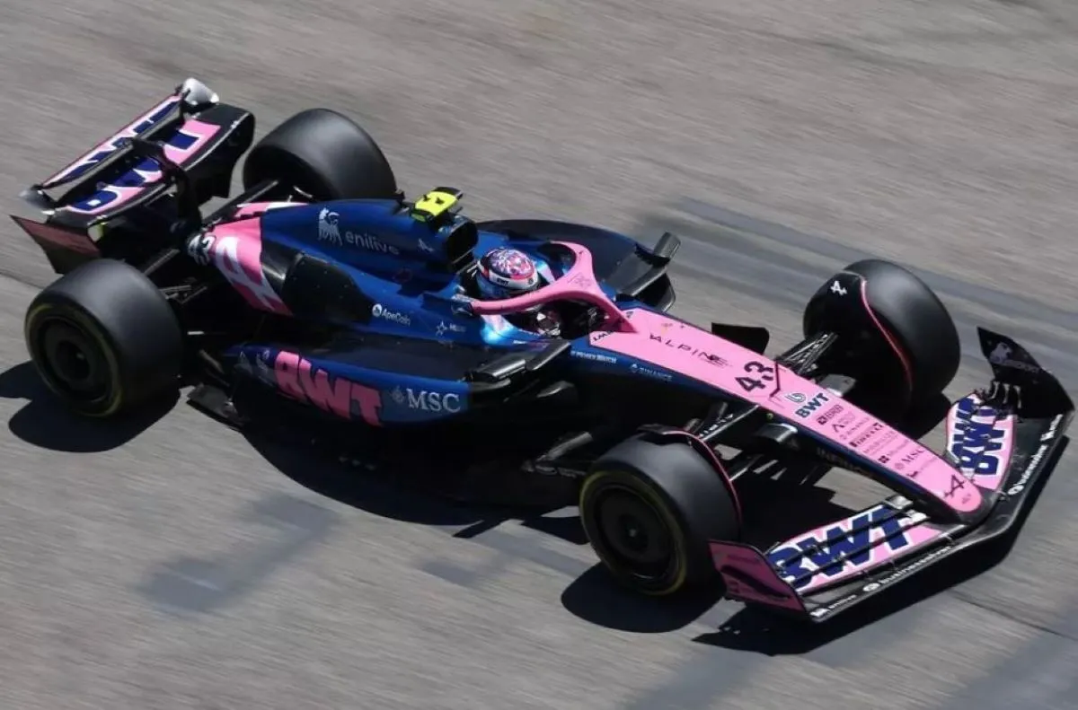 El Alpine de Franco Colapinto.