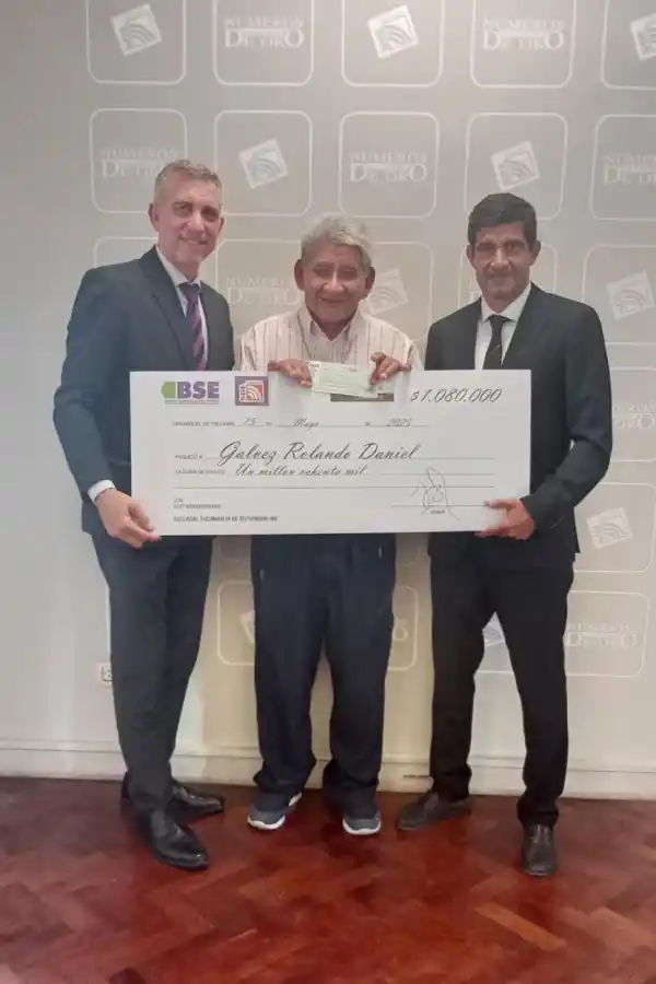 HOGAR. Rolando Gálvez utilizará el premio para hacer mejoras en su casa.