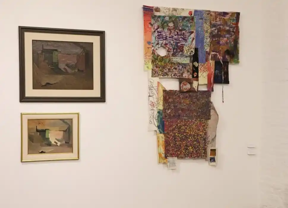 CREACIÓN TEXTIL. Un trabajo de Blanca Machuca integra la muestra.