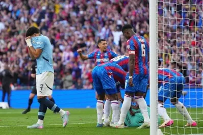 Echeverri debutó en el City, pero la gloria quedó en manos de Crystal Palace