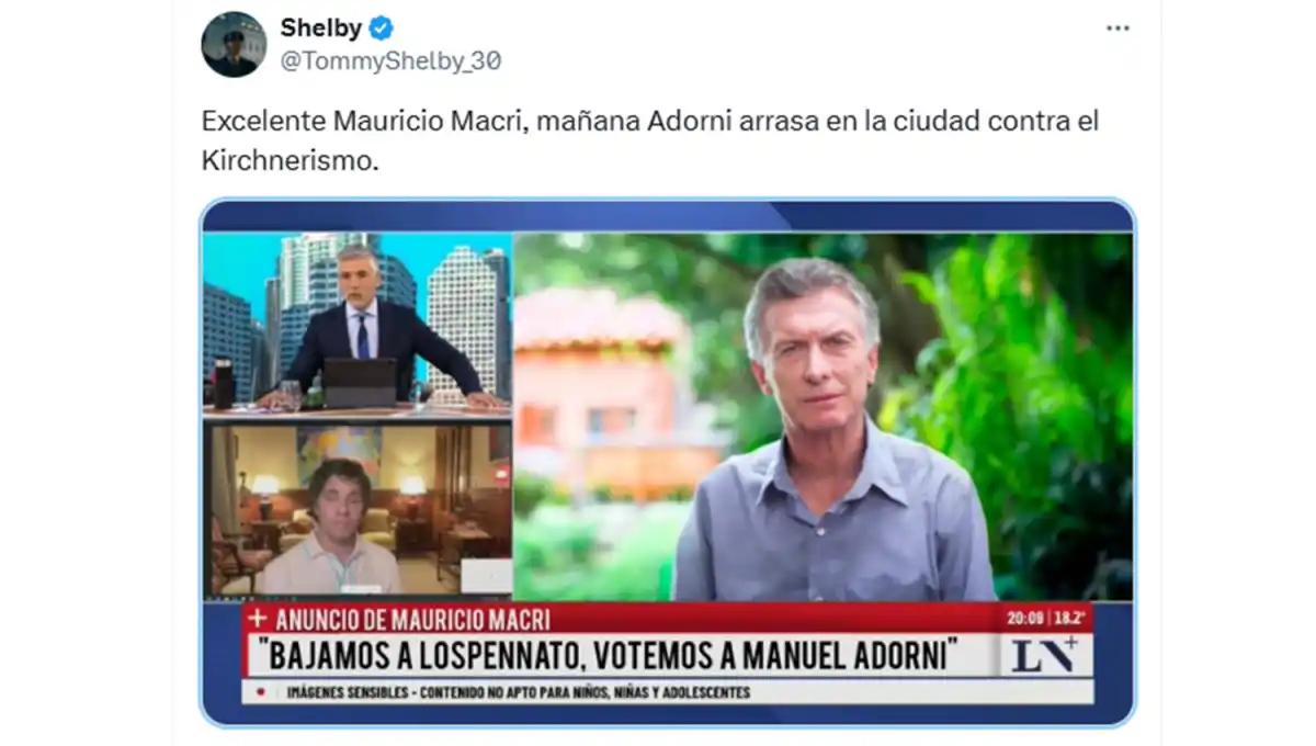 GRÁFICA. En las redes también se viralizaron falsas capturas de pantalla del canal LN+.