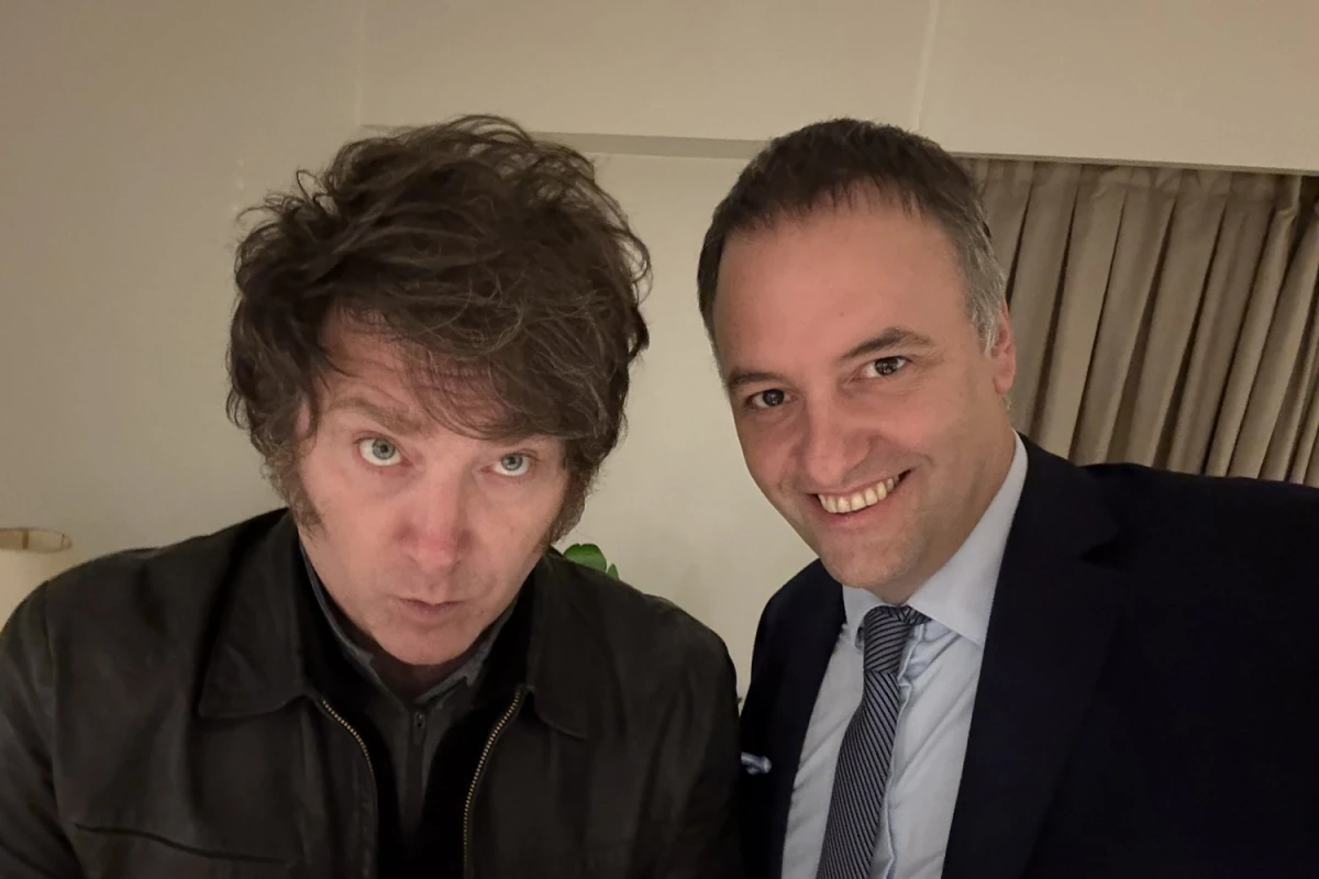 Javier Milei y Manuel Adorni.