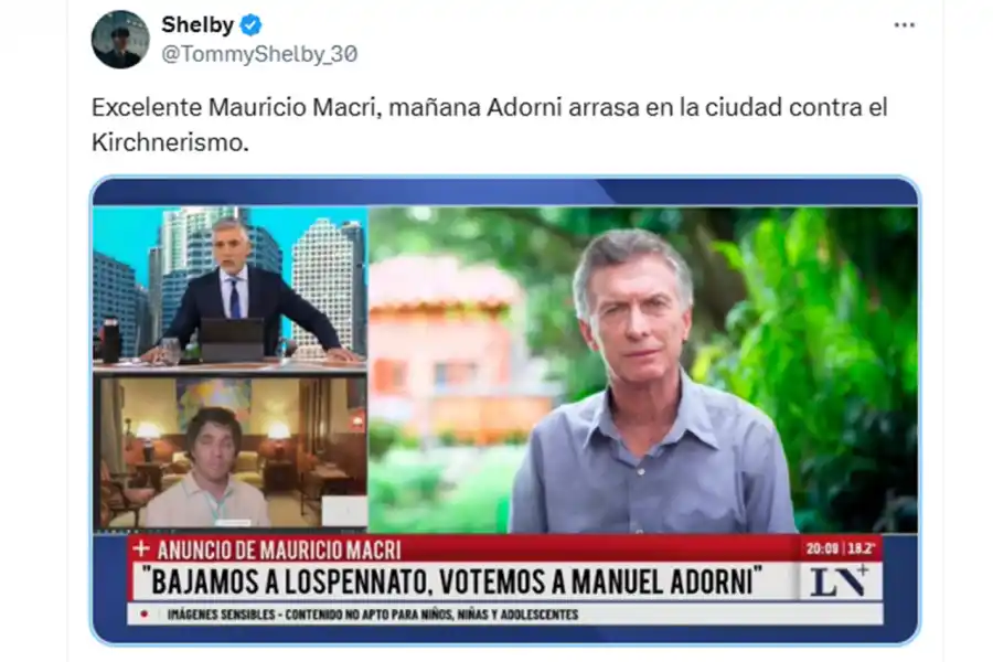 GRÁFICA. En las redes también se viralizaron falsas capturas de pantalla del canal LN+.