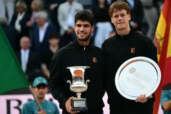 Entre la caballerosidad y una “traición”: las dos curiosidades en la premiación del Masters 1000 de Roma